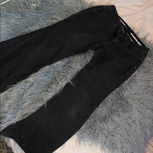 Black Banana republic slight flare jeans